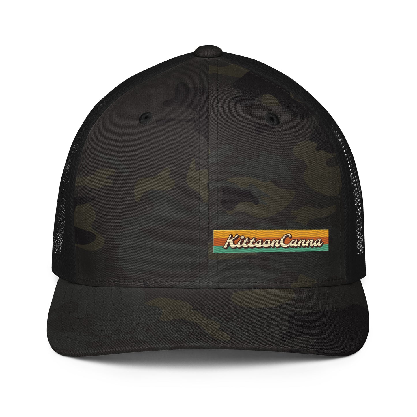 KittsonCanna Retro Trucker Hat