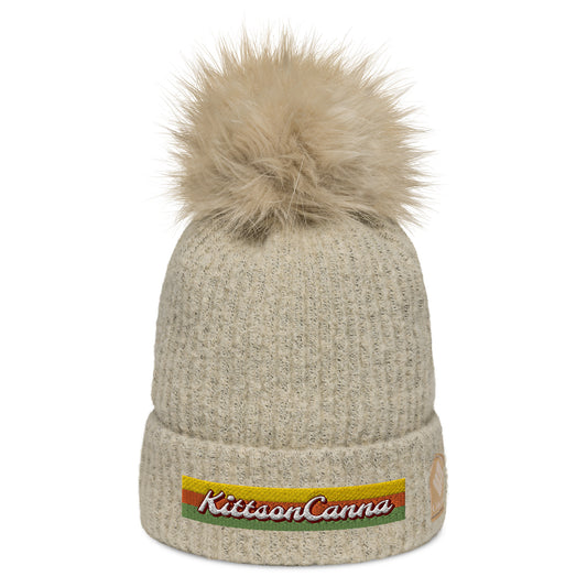 KittsonCanna Columbia pom-pom beanie