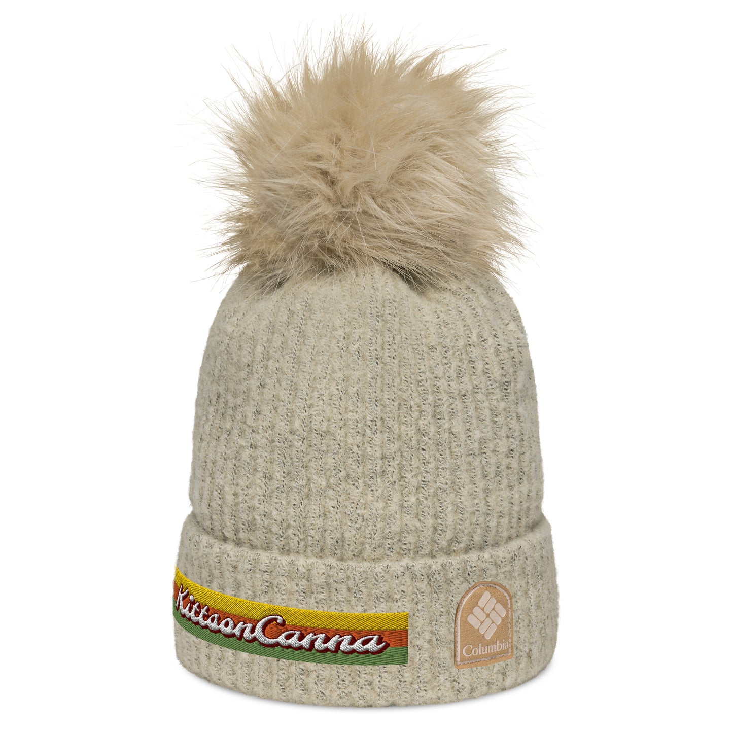 KittsonCanna Columbia pom-pom beanie