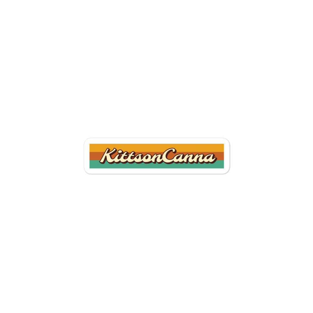 KittsonCanna Bubble-free stickers