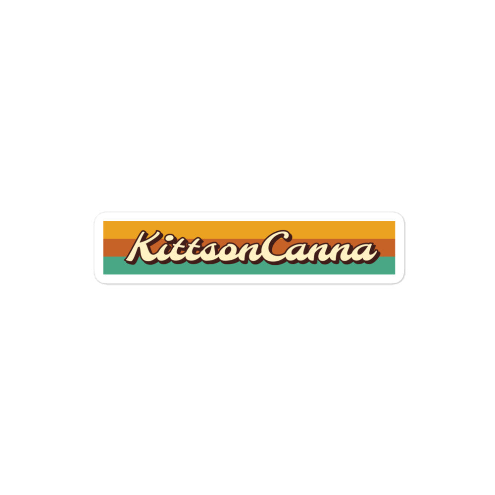 KittsonCanna Bubble-free stickers