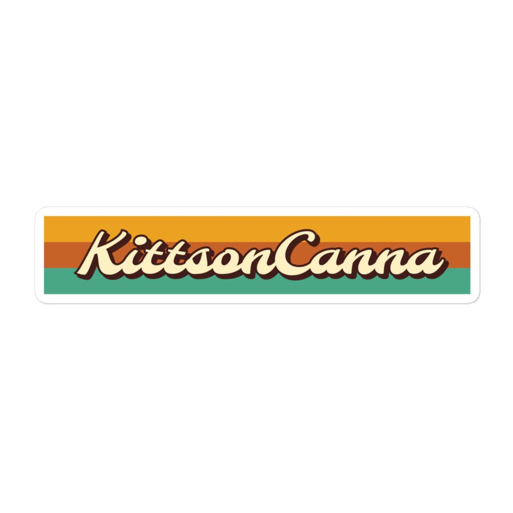 KittsonCanna Bubble-free stickers