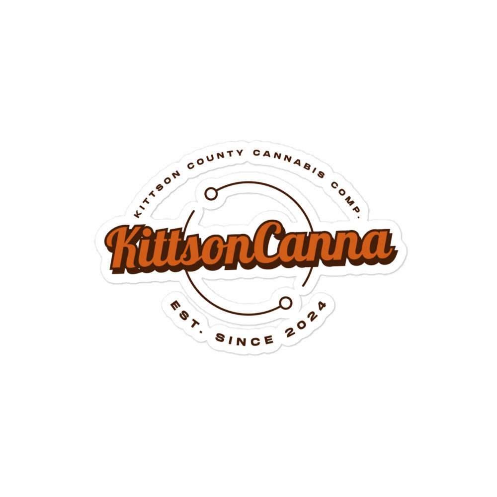 KittsonCanna Bubble-free stickers